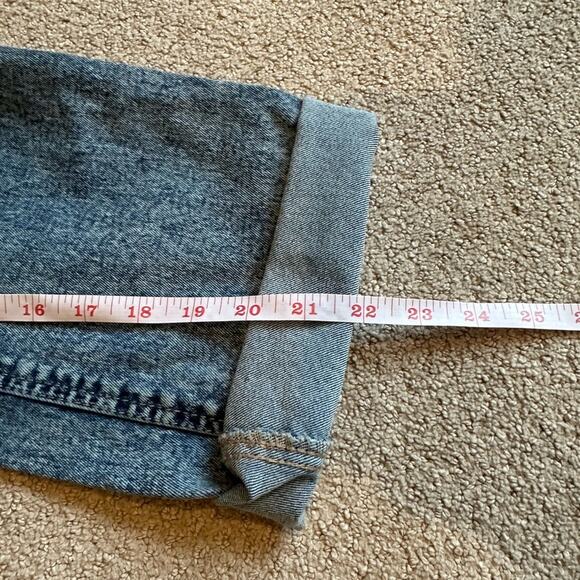 Indigo Rein Medium Wash Crop Distressed High Rise Jeans 9/28 - Picture 5 of 9